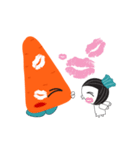 Funny and Super Carrot Animated（個別スタンプ：7）