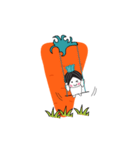 Funny and Super Carrot Animated（個別スタンプ：18）