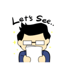 University professors'Cool（個別スタンプ：9）