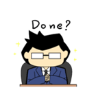 University professors'Cool（個別スタンプ：22）