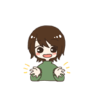 普通のおんなのこ（個別スタンプ：4）
