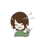 普通のおんなのこ（個別スタンプ：9）