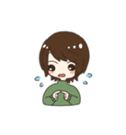 普通のおんなのこ（個別スタンプ：14）