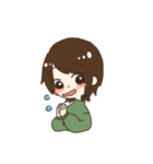 普通のおんなのこ（個別スタンプ：15）