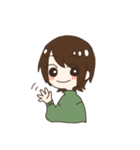 普通のおんなのこ（個別スタンプ：18）