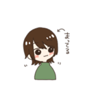 普通のおんなのこ（個別スタンプ：22）