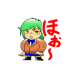 目つきの鋭い女子高生のスタンプ（個別スタンプ：34）