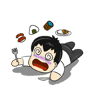 会社 ＆ ネクタイブルー（個別スタンプ：15）