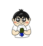 会社 ＆ ネクタイブルー（個別スタンプ：16）