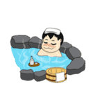 会社 ＆ ネクタイブルー（個別スタンプ：30）