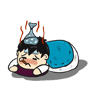 会社 ＆ ネクタイブルー（個別スタンプ：35）