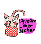 Meawmeaw (Deutsch) a polka cat（個別スタンプ：2）