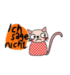 Meawmeaw (Deutsch) a polka cat（個別スタンプ：3）