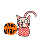 Meawmeaw (Deutsch) a polka cat（個別スタンプ：4）