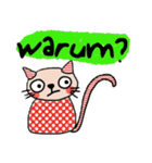 Meawmeaw (Deutsch) a polka cat（個別スタンプ：5）