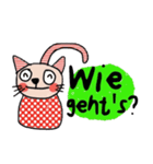 Meawmeaw (Deutsch) a polka cat（個別スタンプ：6）