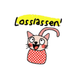 Meawmeaw (Deutsch) a polka cat（個別スタンプ：9）