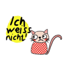 Meawmeaw (Deutsch) a polka cat（個別スタンプ：19）