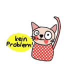 Meawmeaw (Deutsch) a polka cat（個別スタンプ：20）