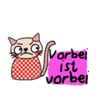 Meawmeaw (Deutsch) a polka cat（個別スタンプ：21）