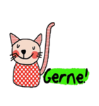 Meawmeaw (Deutsch) a polka cat（個別スタンプ：26）