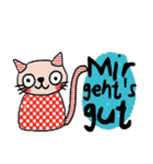 Meawmeaw (Deutsch) a polka cat（個別スタンプ：28）