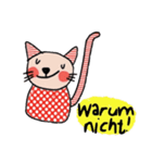 Meawmeaw (Deutsch) a polka cat（個別スタンプ：29）