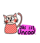 Meawmeaw (Deutsch) a polka cat（個別スタンプ：31）