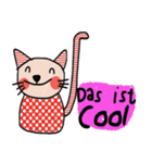 Meawmeaw (Deutsch) a polka cat（個別スタンプ：32）