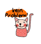 Meawmeaw (Deutsch) a polka cat（個別スタンプ：34）