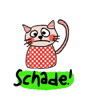 Meawmeaw (Deutsch) a polka cat（個別スタンプ：35）