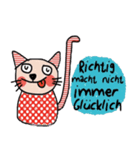 Meawmeaw (Deutsch) a polka cat（個別スタンプ：37）