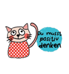 Meawmeaw (Deutsch) a polka cat（個別スタンプ：38）