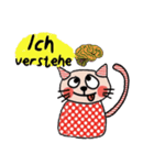 Meawmeaw (Deutsch) a polka cat（個別スタンプ：39）