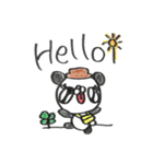 ウルウルな瞳のキュートなパンダちゃん（個別スタンプ：3）