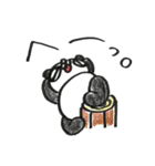 ウルウルな瞳のキュートなパンダちゃん（個別スタンプ：8）