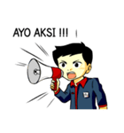 ISMKI Revolusi Sumatera（個別スタンプ：3）