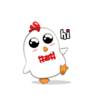 Little cute chicken（個別スタンプ：1）