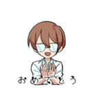 眼鏡男子スタンプ〜色々な挨拶編〜（個別スタンプ：31）