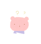 Pink Bear (face)（個別スタンプ：2）