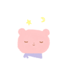 Pink Bear (face)（個別スタンプ：8）