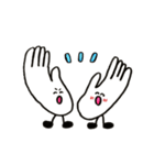 おててしゃん〜会話におててを添えて〜（個別スタンプ：28）