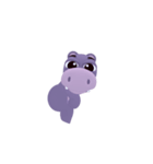 Hippo Slow Life 3D Ver.01（個別スタンプ：20）