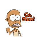 The Mametot (bald boy)（個別スタンプ：6）