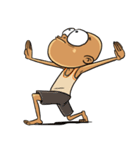 The Mametot (bald boy)（個別スタンプ：16）