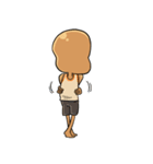 The Mametot (bald boy)（個別スタンプ：19）