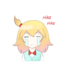 Daily school girl（個別スタンプ：9）