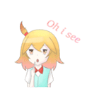 Daily school girl（個別スタンプ：21）