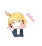 Daily school girl（個別スタンプ：29）