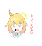 Daily school girl（個別スタンプ：30）